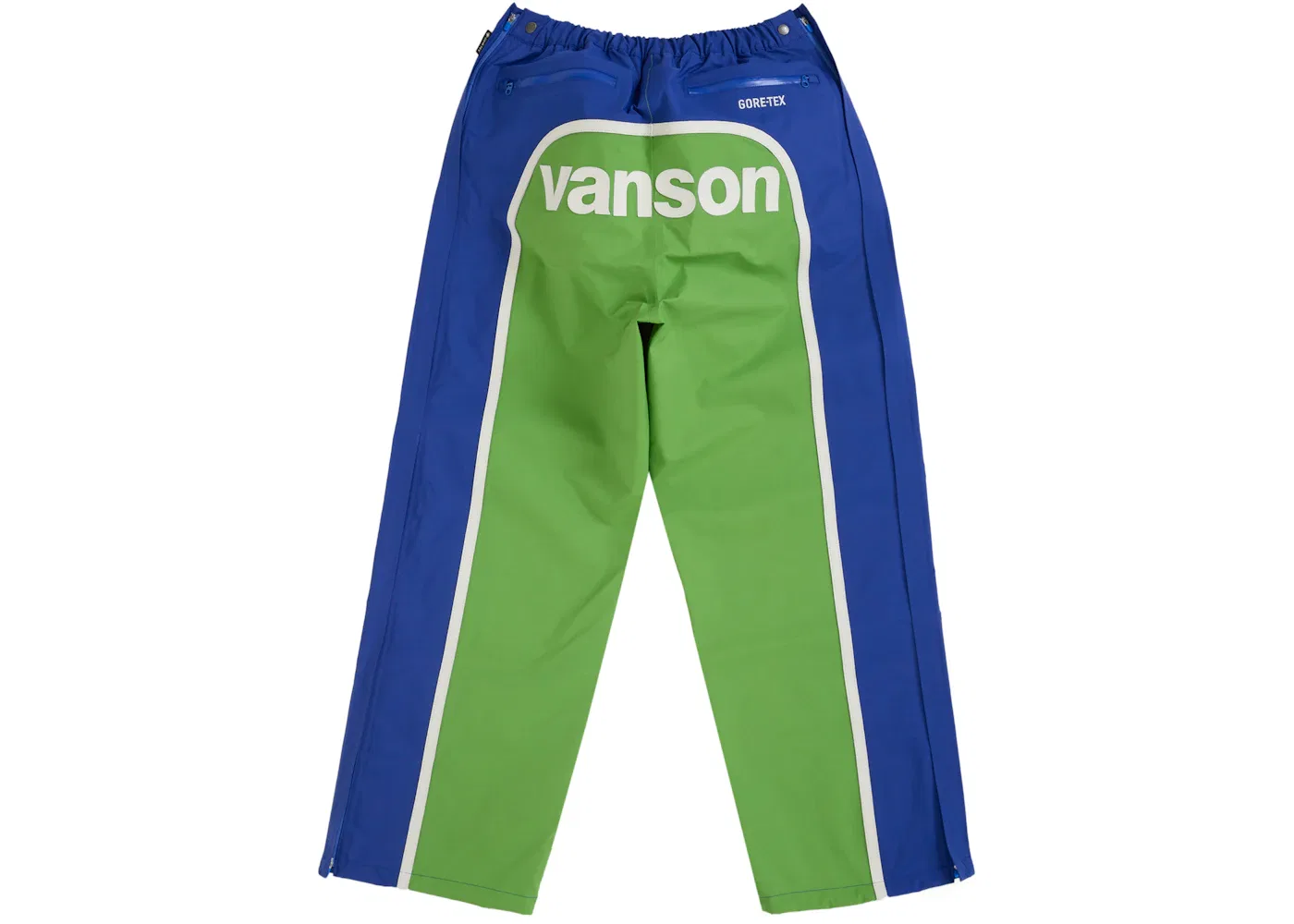 Мужские штаны из кожи с мембраной GORE-TEX Supreme Vanson Leathers, Royal — фото 2