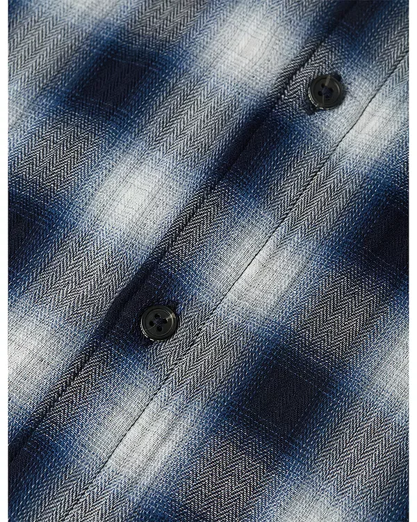 Детская классическая рубашка для мальчиков с длинным рукавом Scotch & Soda, Sky Captain — фото 3