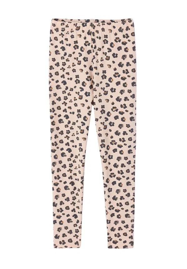 Комплект из 2 пар леггинсов с принтом Animal print Vertbaudet Khaki, хаки — фото 2