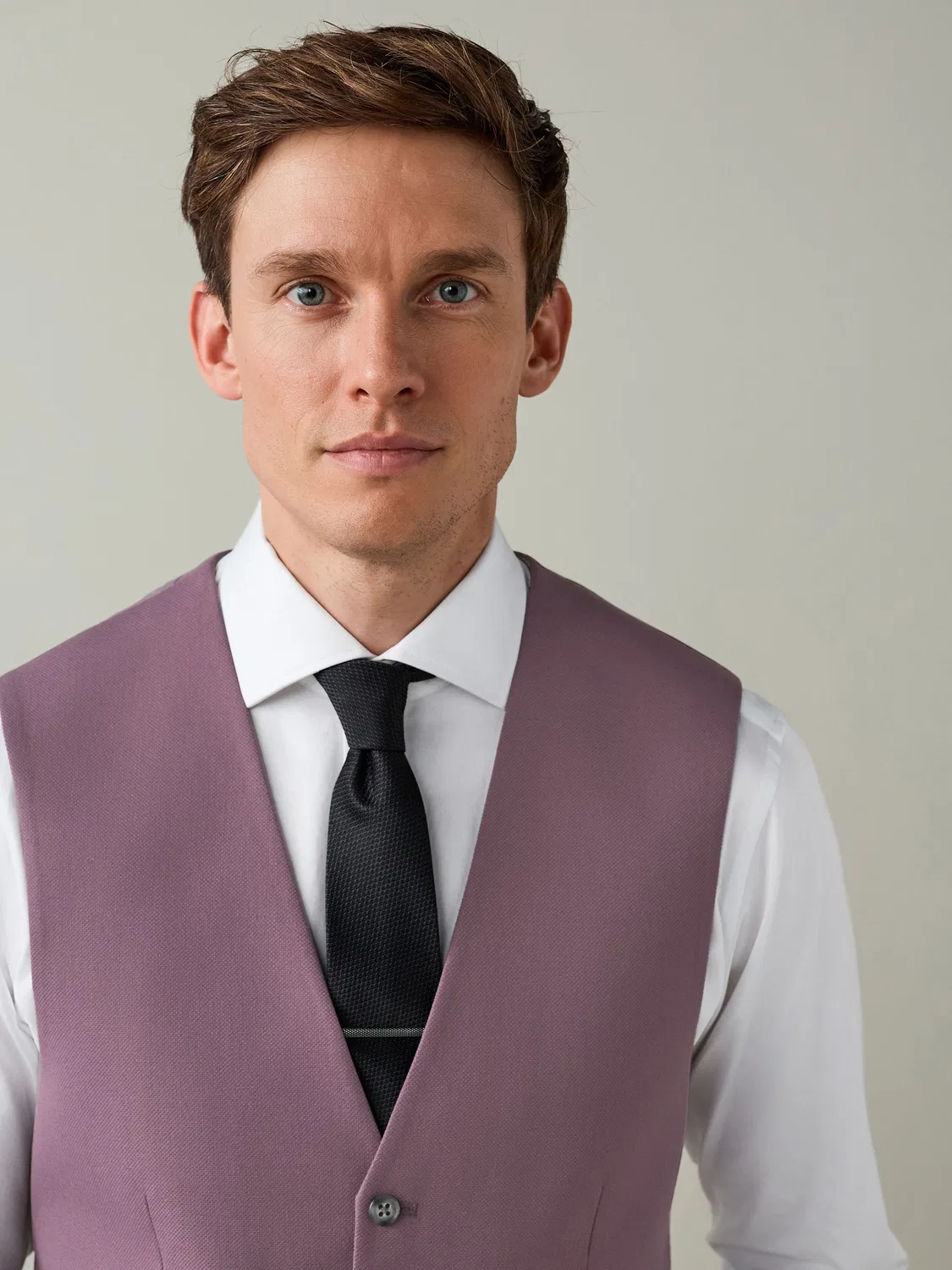 Жилет Next Textured Suit, сиреневый — фото 4