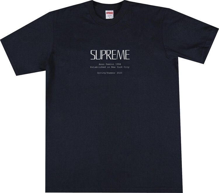 

Футболка Supreme Anno Domini Tee 'Navy', синий