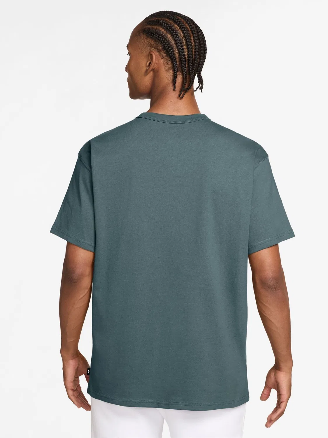 Футболка, хлопок, Sportswear Premium Essentials Nike, Mineral Slate — фото 2