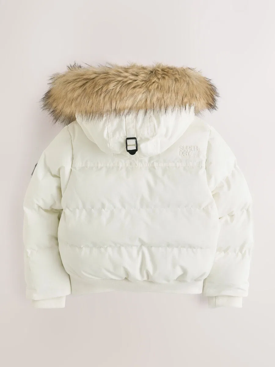 Зимняя куртка Superdry & Co 'Everest' белого цвета — фото 2