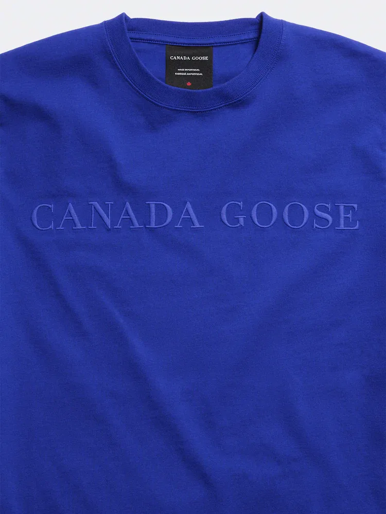 Футболка с принтом, Vintage CANADA GOOSE, Royal Blue — фото 2