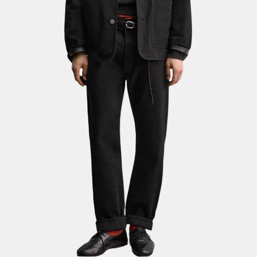 Мужские джинсы Aaron Levine Jeans ZARA, Carbon — фото 4