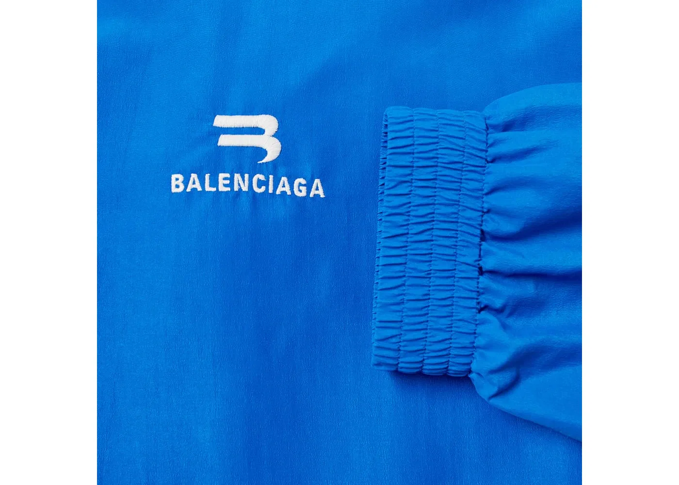 Мужская куртка Track Jacket с логотипом Balenciaga, Blue — фото 2