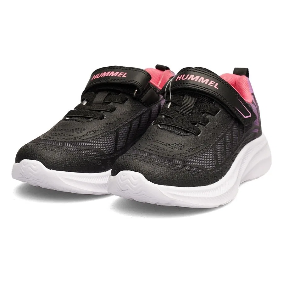 Детские спортивные кроссовки с шнуровкой Hummel Mabella Jr., Черный — фото 4