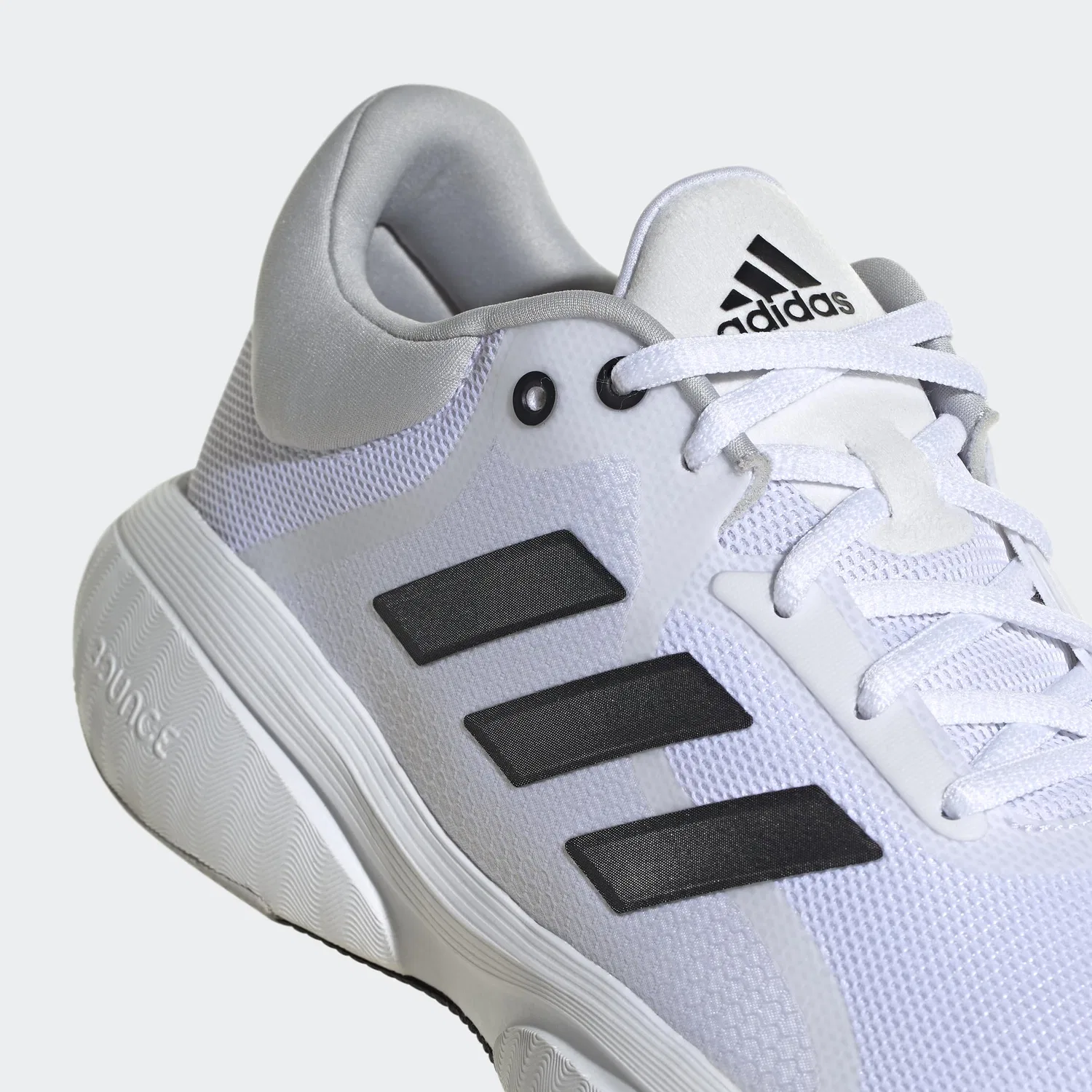 Мужская футболка с принтом Entrada 18 Adidas, Cloud White Core Black Grey Two — фото 4