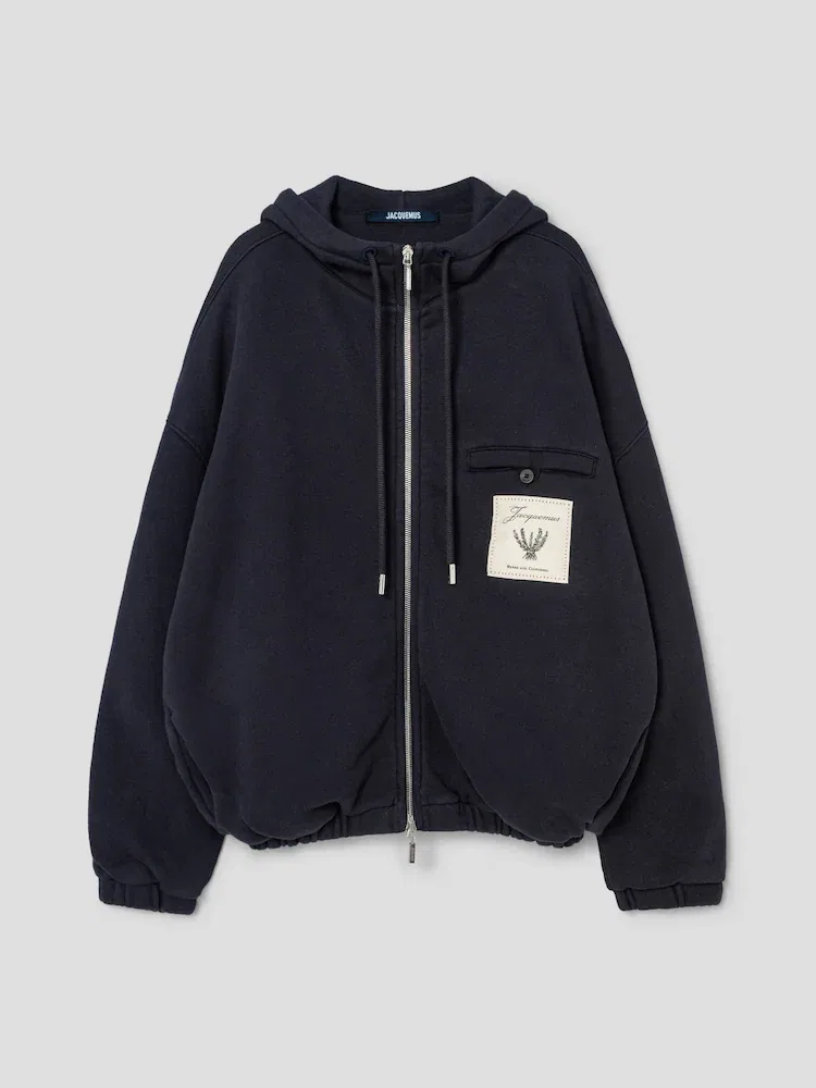 Худи женское спортивное Torneo JACQUEMUS, Dark Navy