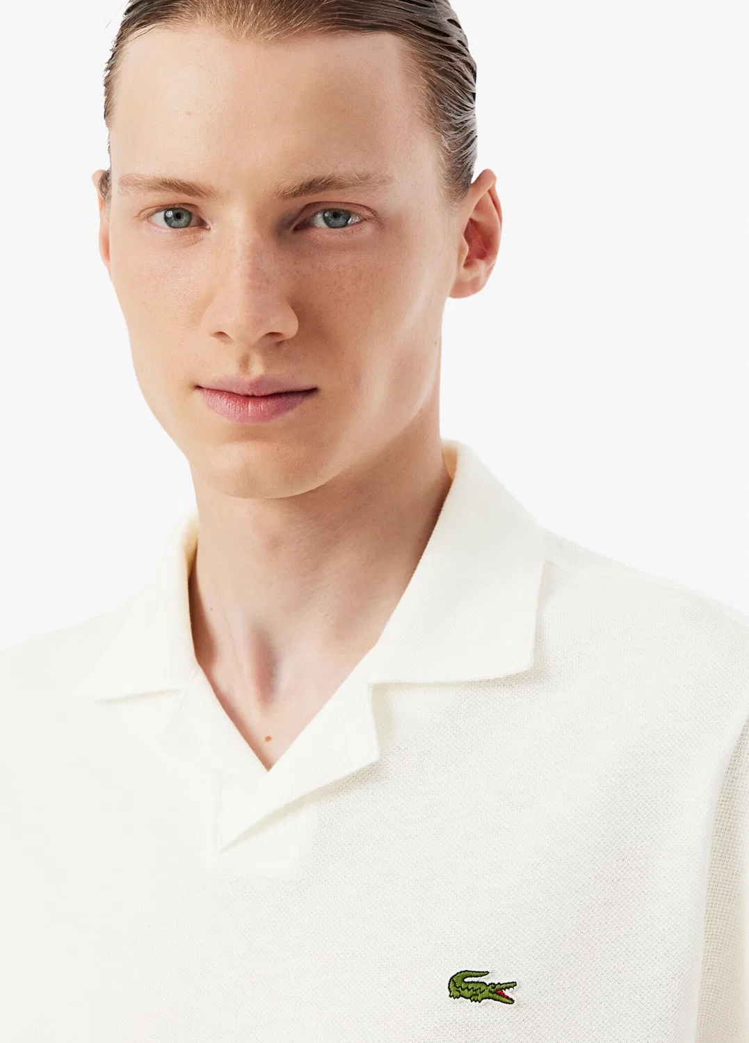 Футболка-поло Lacoste Classic Fit, белый — фото 3