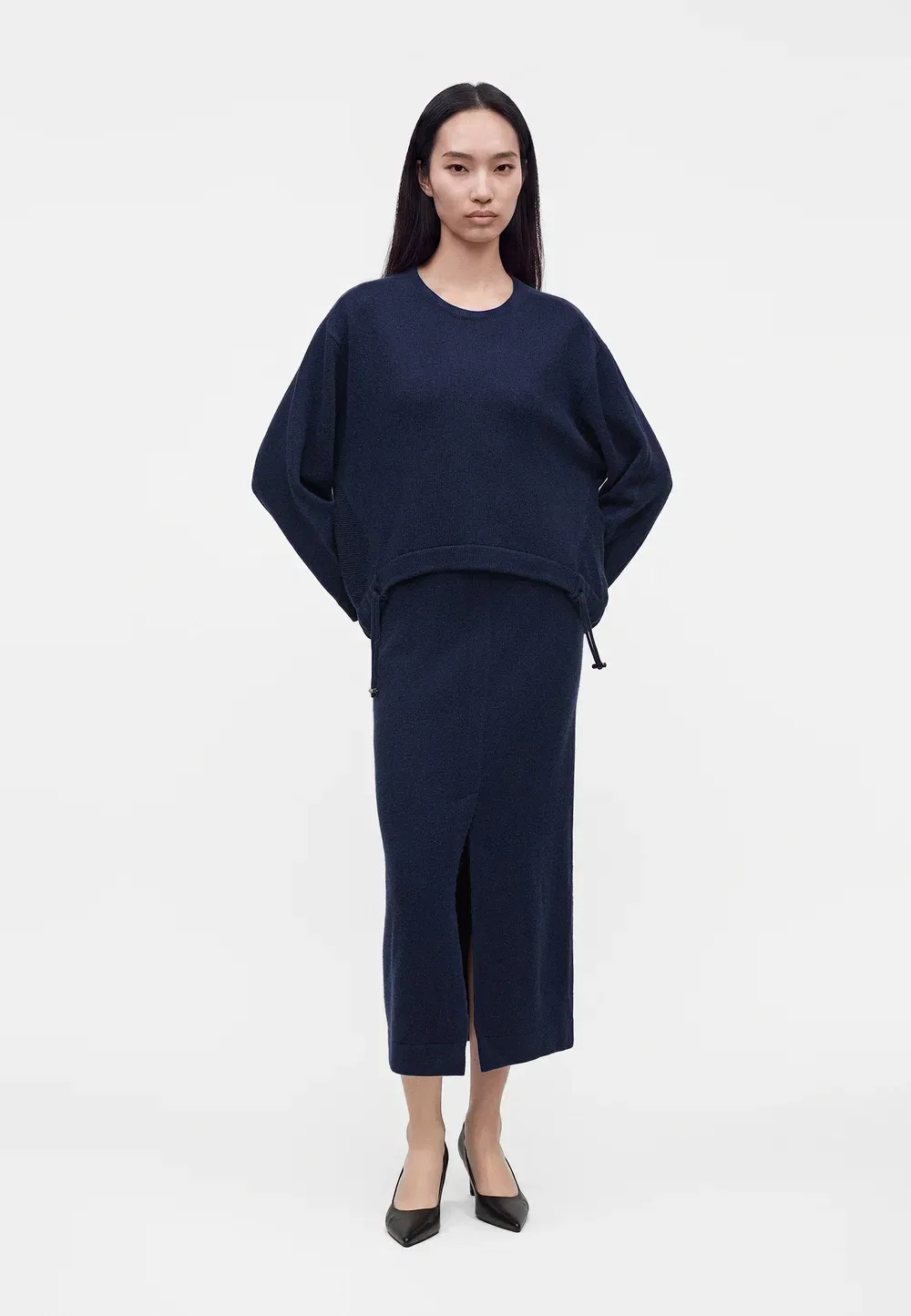 Юбка-Карандаш Emporio Armani, Storm Blue — фото 2