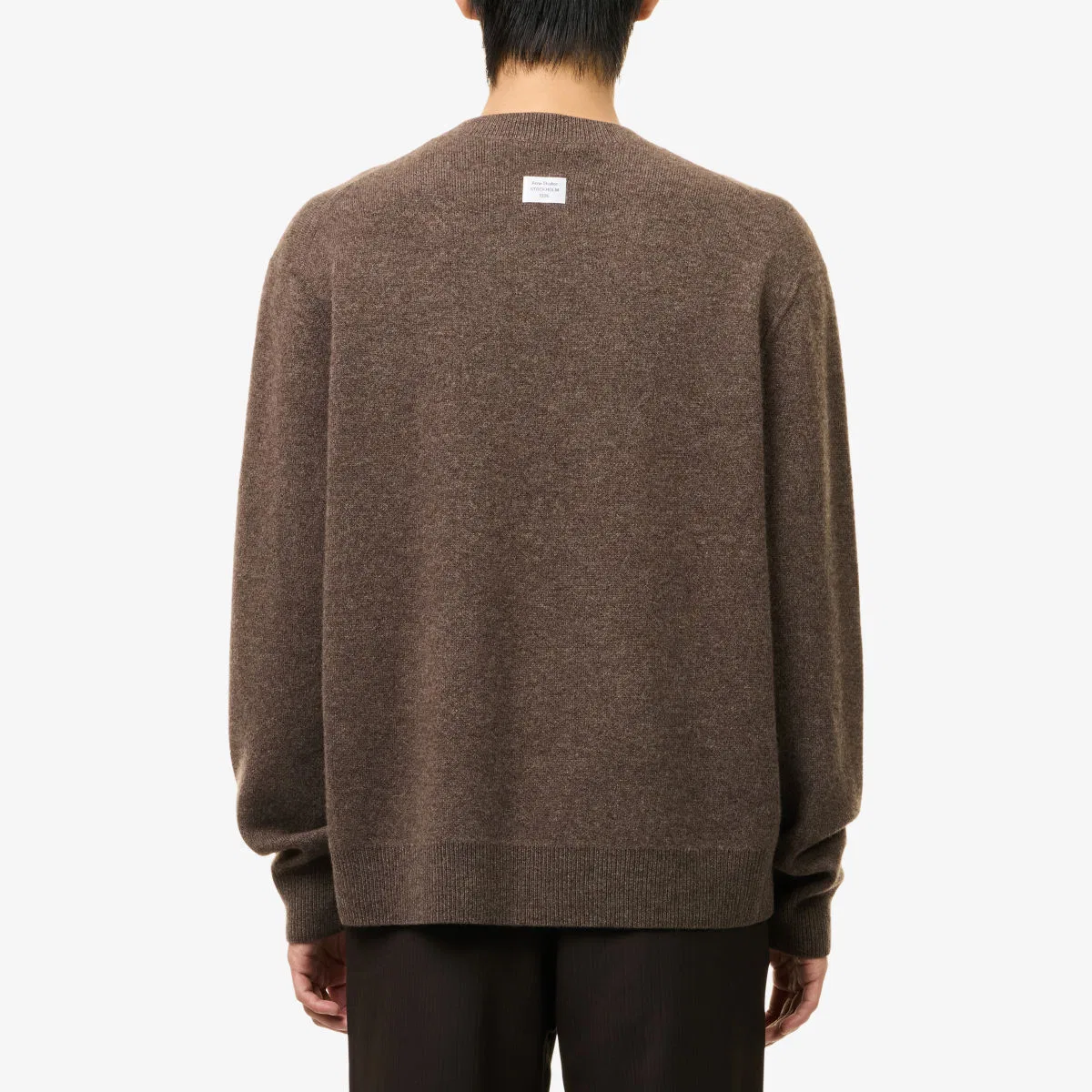 Кашемировый джемпер Klimis Acne Studios, коричневый — фото 4