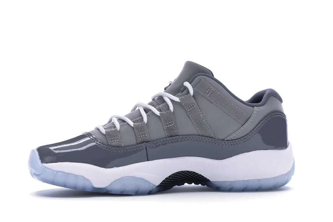 Детские кроссовки с низким верхом Jordan 11 Retro Low, Medium Grey/White-Gunsmoke — фото 3