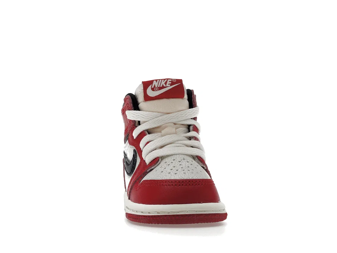 Детские кроссовки Lifestyle с принтом Jordan 1 Retro High OG Jordan, Varsity Red/Black-Sail-Muslin — фото 2