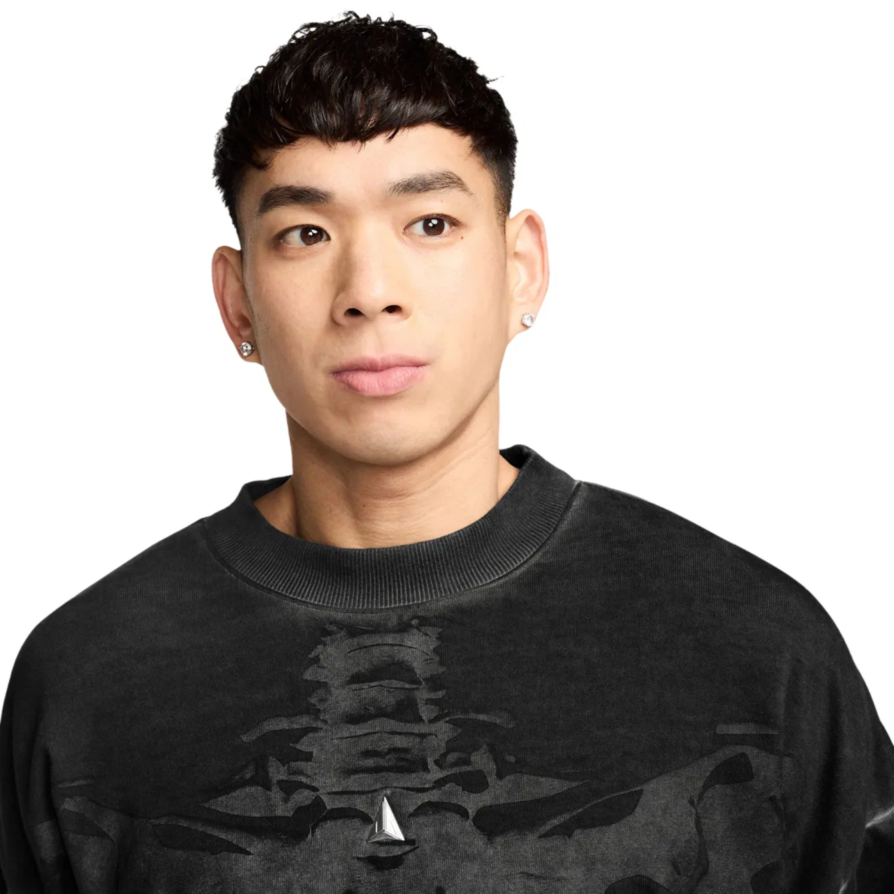 Мужская футболка с длинным рукавом Nike Ja Dri-FIT Waffle, Black/Black — фото 3