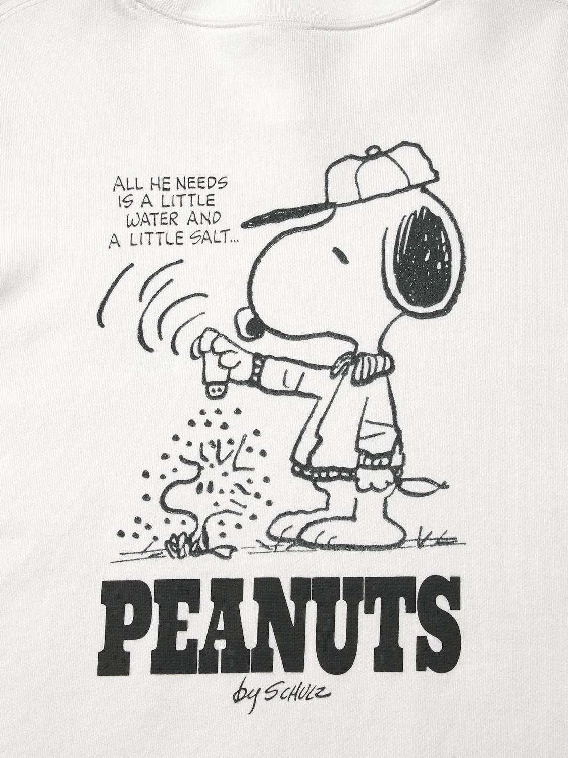 Свитшот Uniqlo Peanuts UT Graphic, 01 кремовый — фото 4