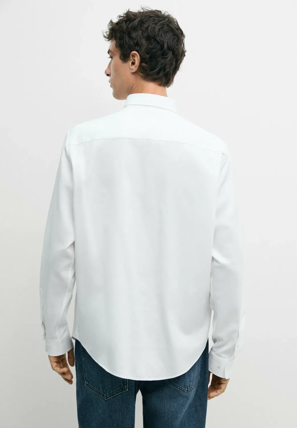 Рубашка Massimo Dutti, White — фото 3
