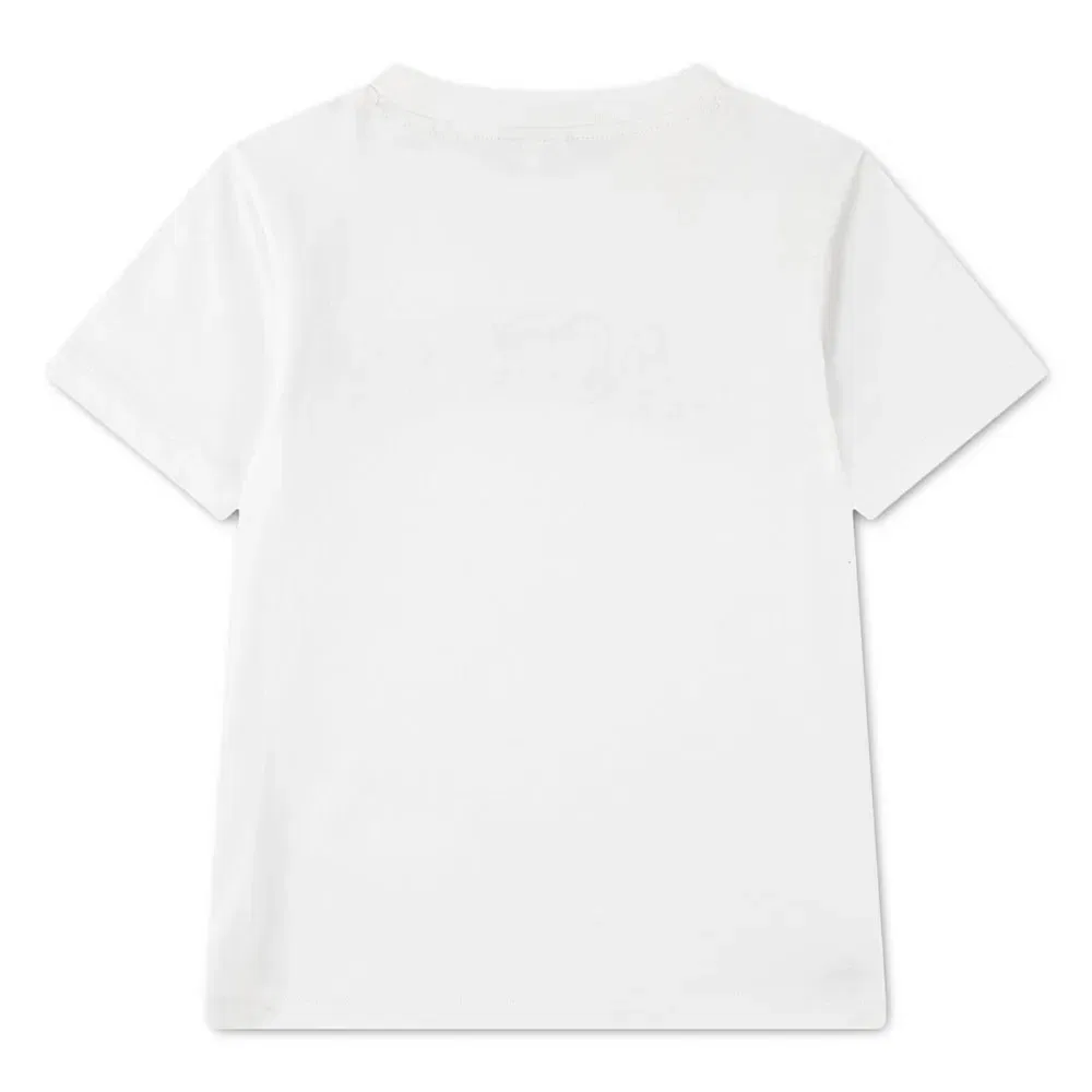 Детская футболка для мальчиков с коротким рукавом Lacoste, White — фото 4