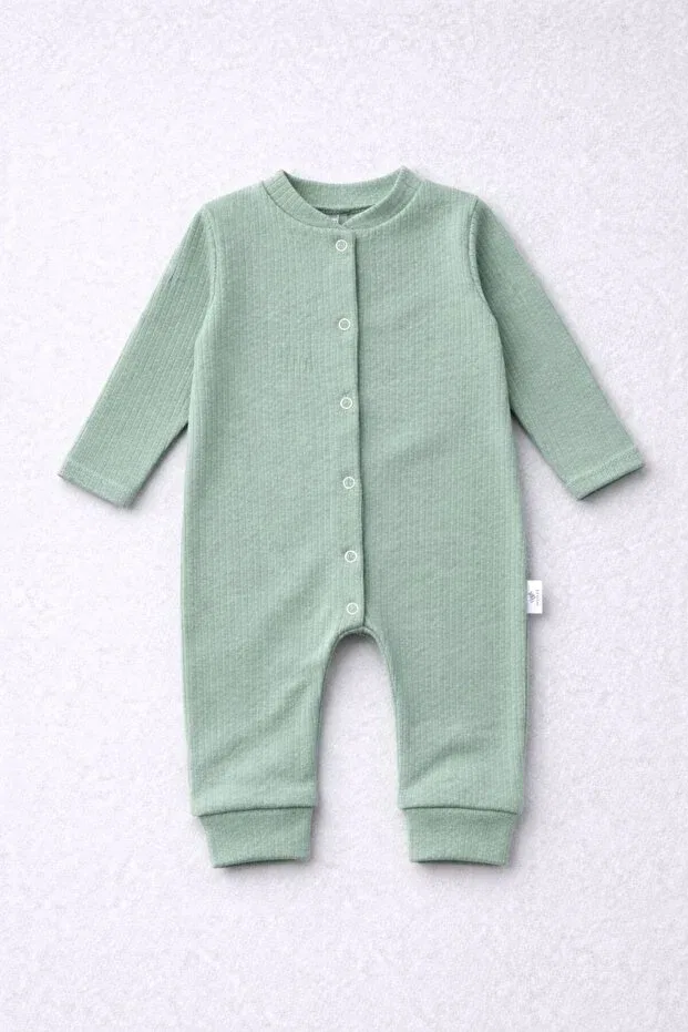 Детский комбинезон для девочек с длинным рукавом Basics Nevrankids, Green — фото 3