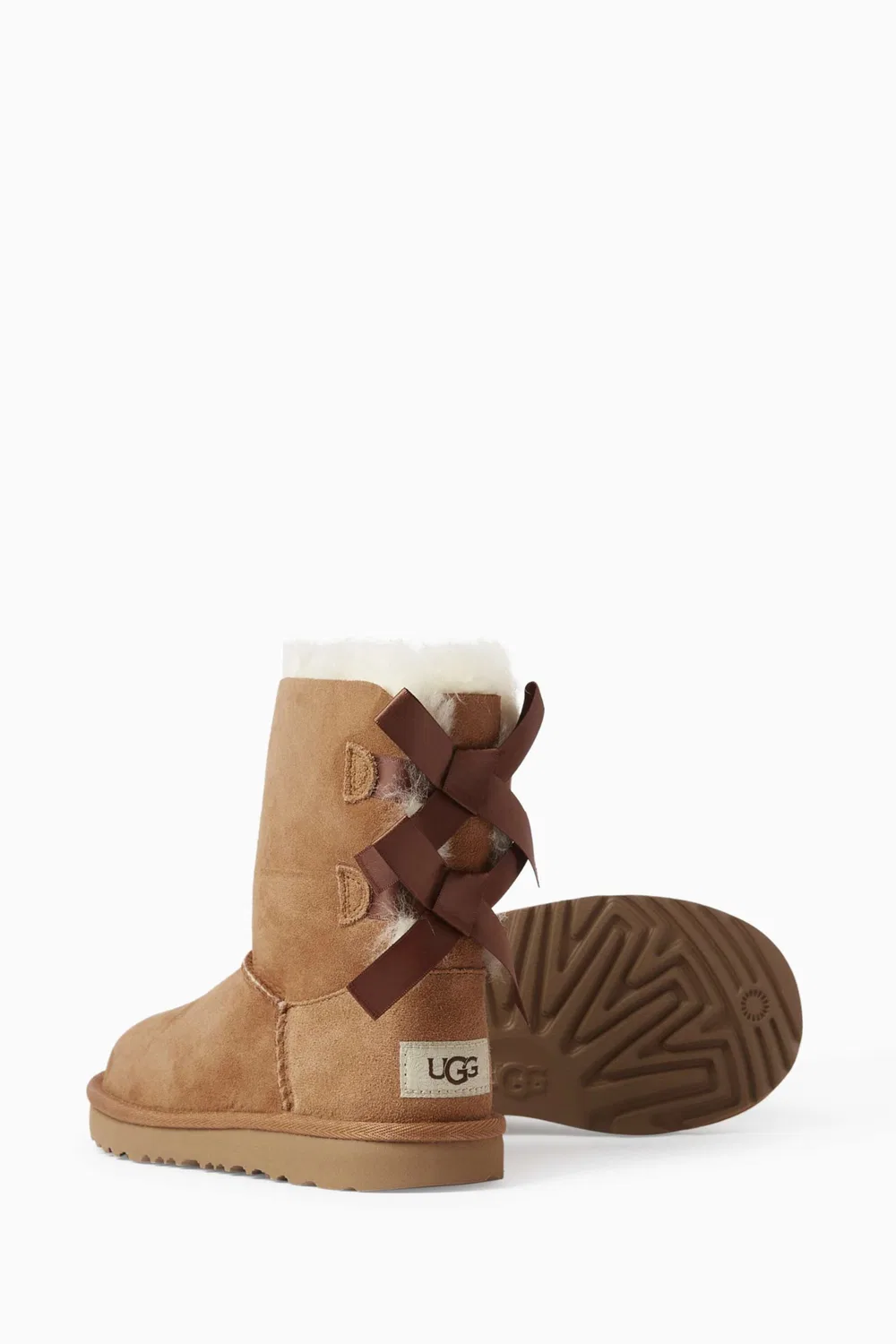 Ботинки Mini Bailey Bow II UGG, коричневый — фото 2
