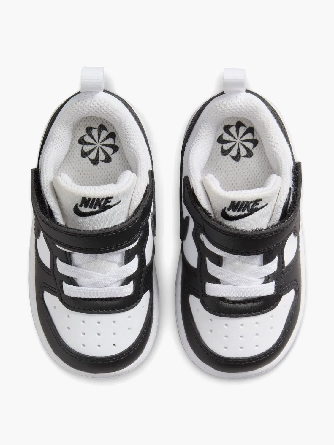 Детские кроссовки для первых шагов Nike COURT BOROUGH LOW RECRAFT TD, черный — фото 2