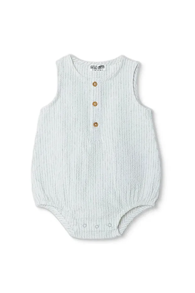 Детское боди для мальчиков хлопковый Hellobaby Ebebek Hello Baby, Beige
