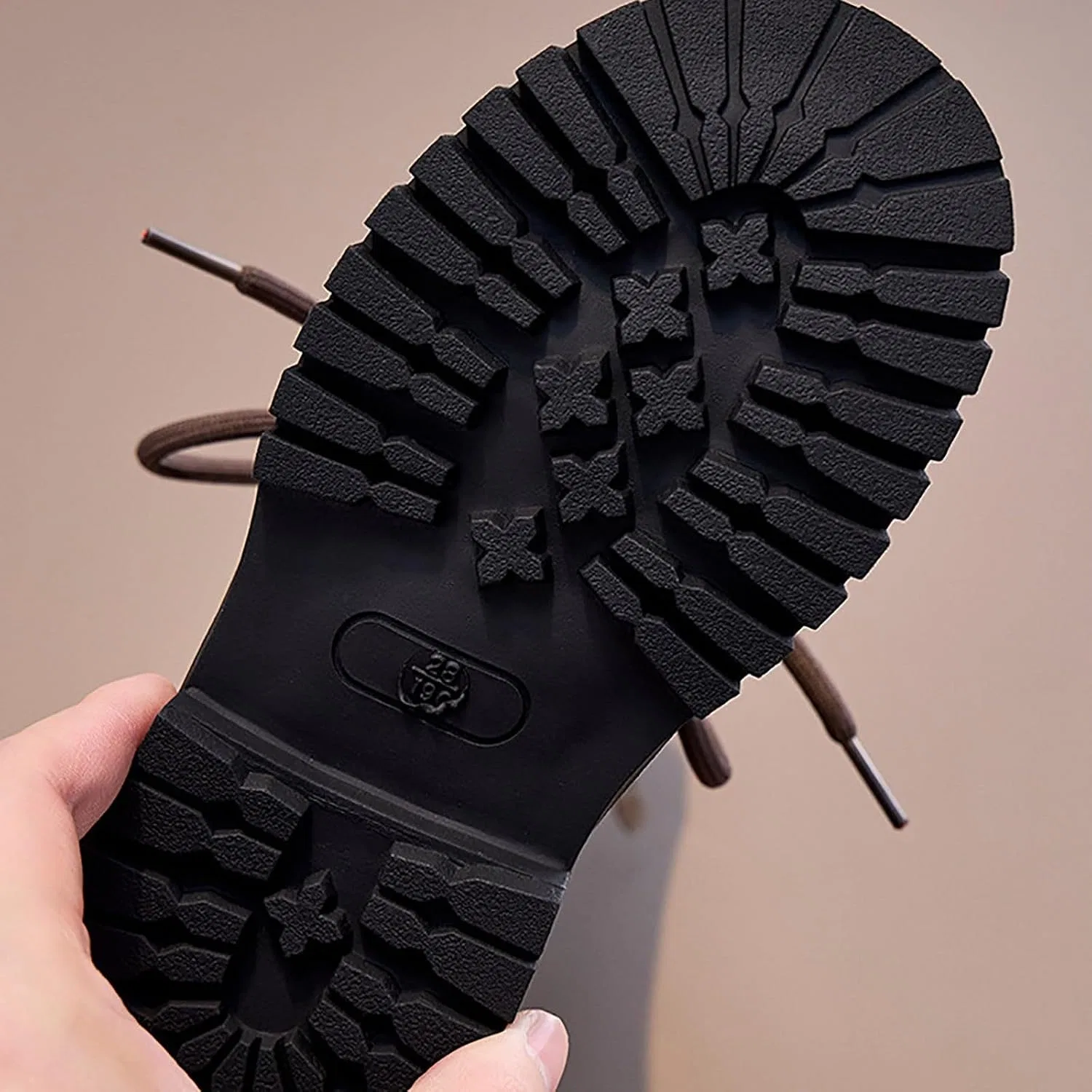 Детские сапоги для девочек с принтом ковбоя, модель Cowboy Boot, бренд, Brown — фото 2