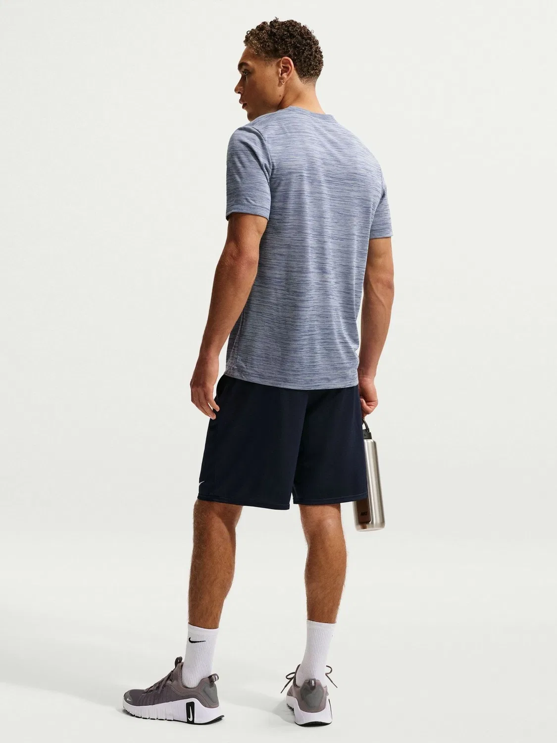 Шорты тренировочные Dri-FIT Flex 9 дюймов Nike, синие — фото 2