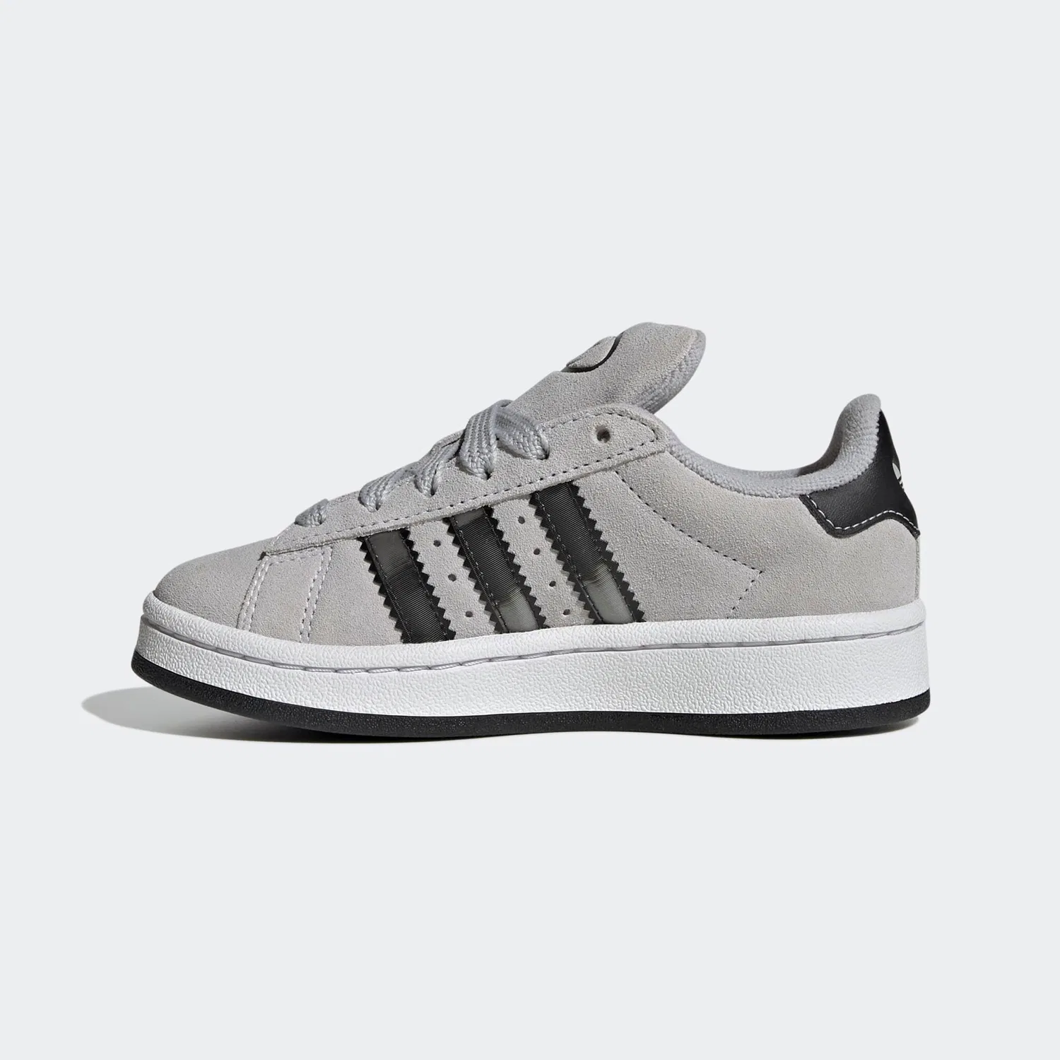 Детские кроссовки с гладкими 3-полосками Adidas Originals, Grey Two/Matte Silver/Core Black — фото 2