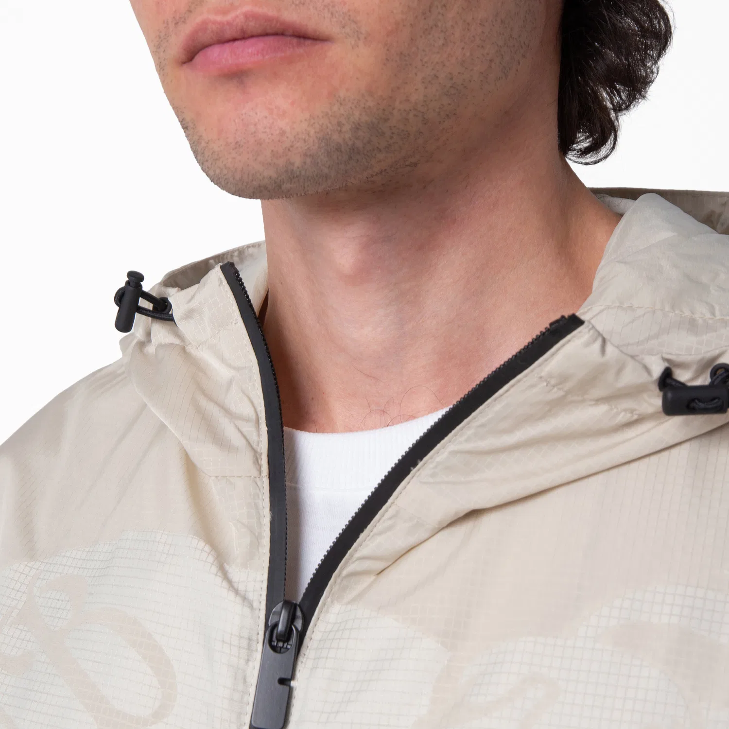 Куртка легкая с капюшоном EKD Lightweight Hooded Jacket Burberry, Plaster Ip Pattern — фото 3