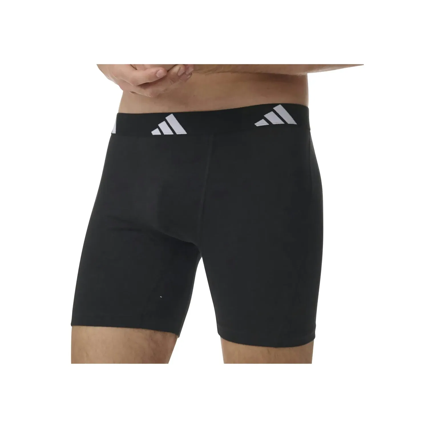 Мужские боксеры базовые из стрейч-хлопка Adidas Originals, Black — фото 4