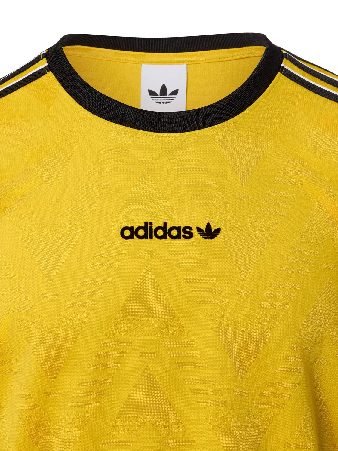 Футболка Adidas Originals желтого цвета — фото 3