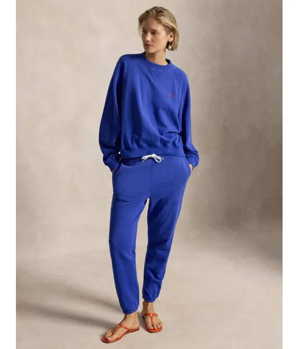 Женские спортивные штаны из хлопка Polo Ralph Lauren, Fiordaliso — фото 2