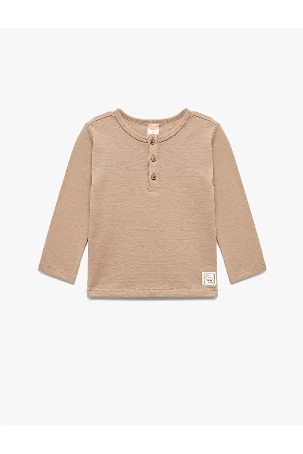 Детская футболка для новорожденных с длинным рукавом Koton, Brown
