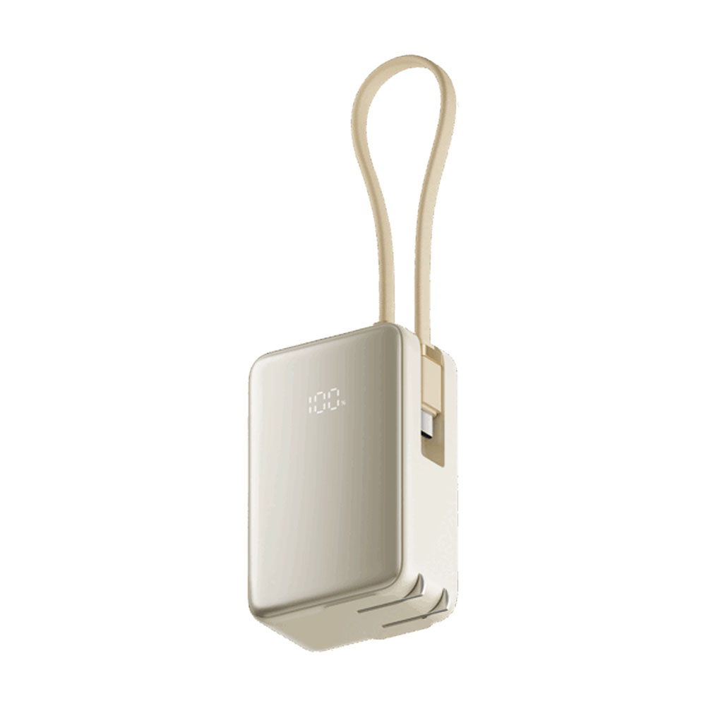 

Портативный аккумулятор внешний Xiaomi Power Bank 5000 33W, бежевый