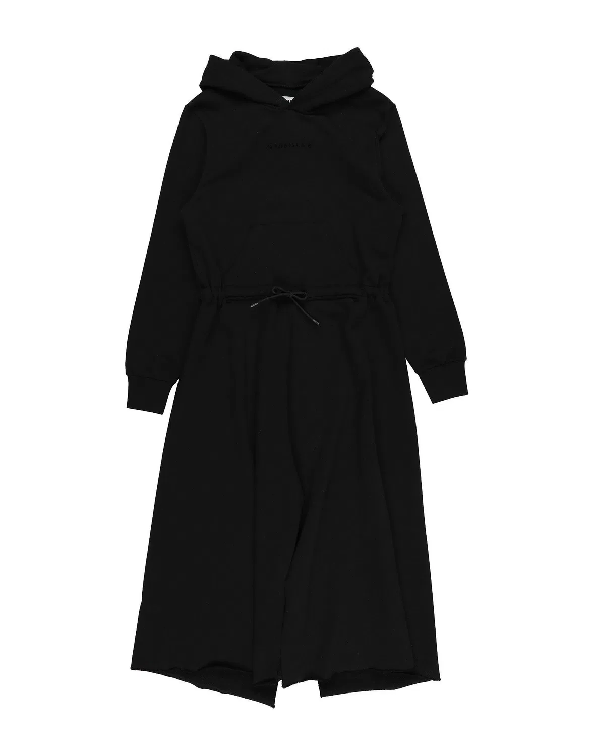 Детское платье для девочек с капюшоном MM6 Maison Margiela, черный