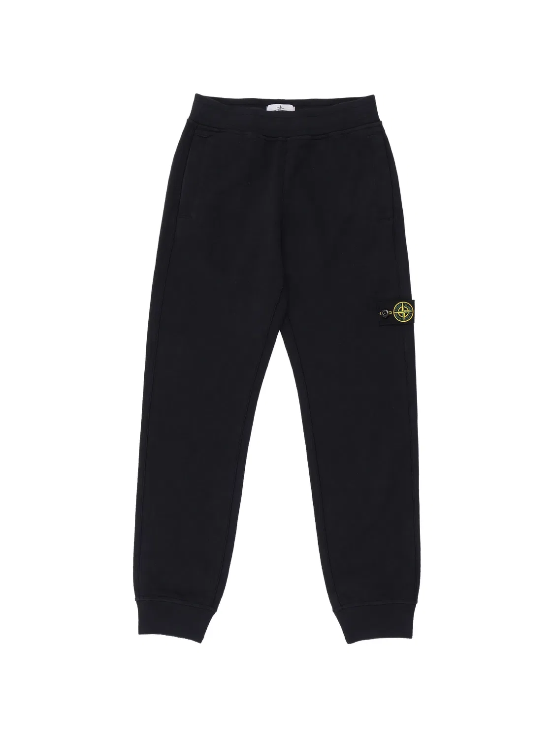 Детские брюки-трекки с карманами Stone Island, черный