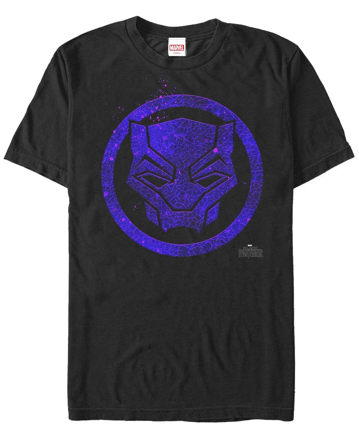 

Мужская футболка с круглым вырезом panther embers с коротким рукавом Fifth Sun, черный