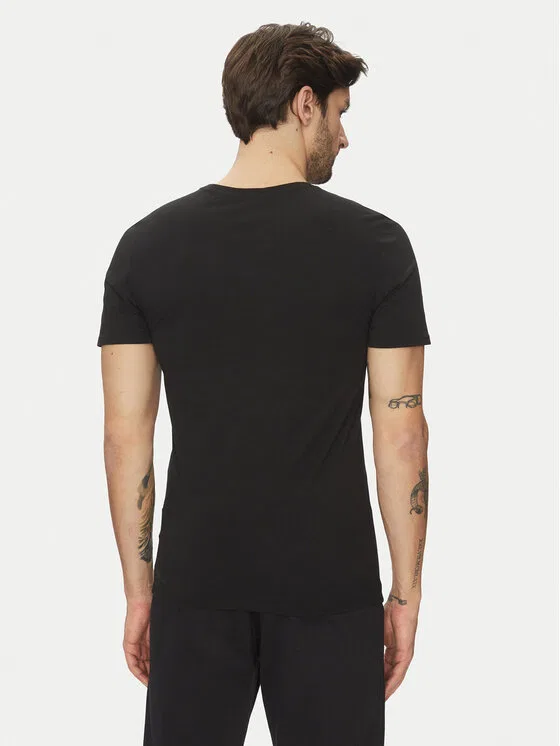 Комплект футболок slim fit Lacoste, черный — фото 4