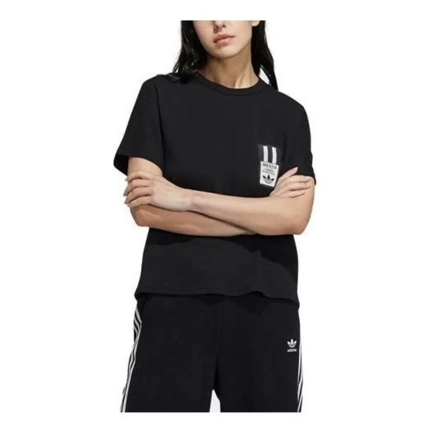 Футболка с принтом adibreak Adidas, черный — фото 3