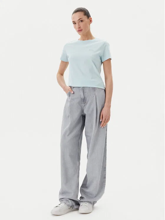Футболка slim fit C_Esogo_1 Boss, светло-голубой — фото 2