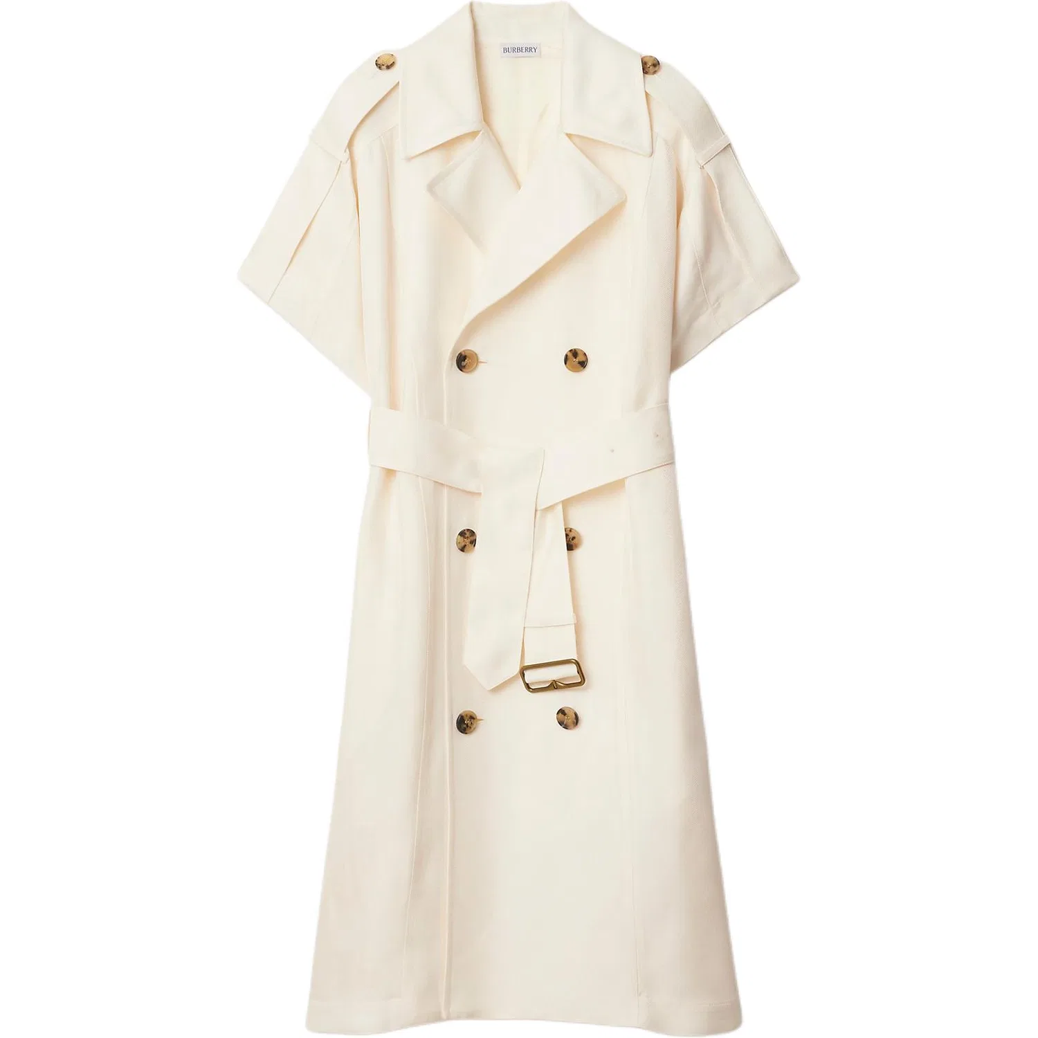 Женское платье с коротким рукавом Trench SS25 Burberry, Beige