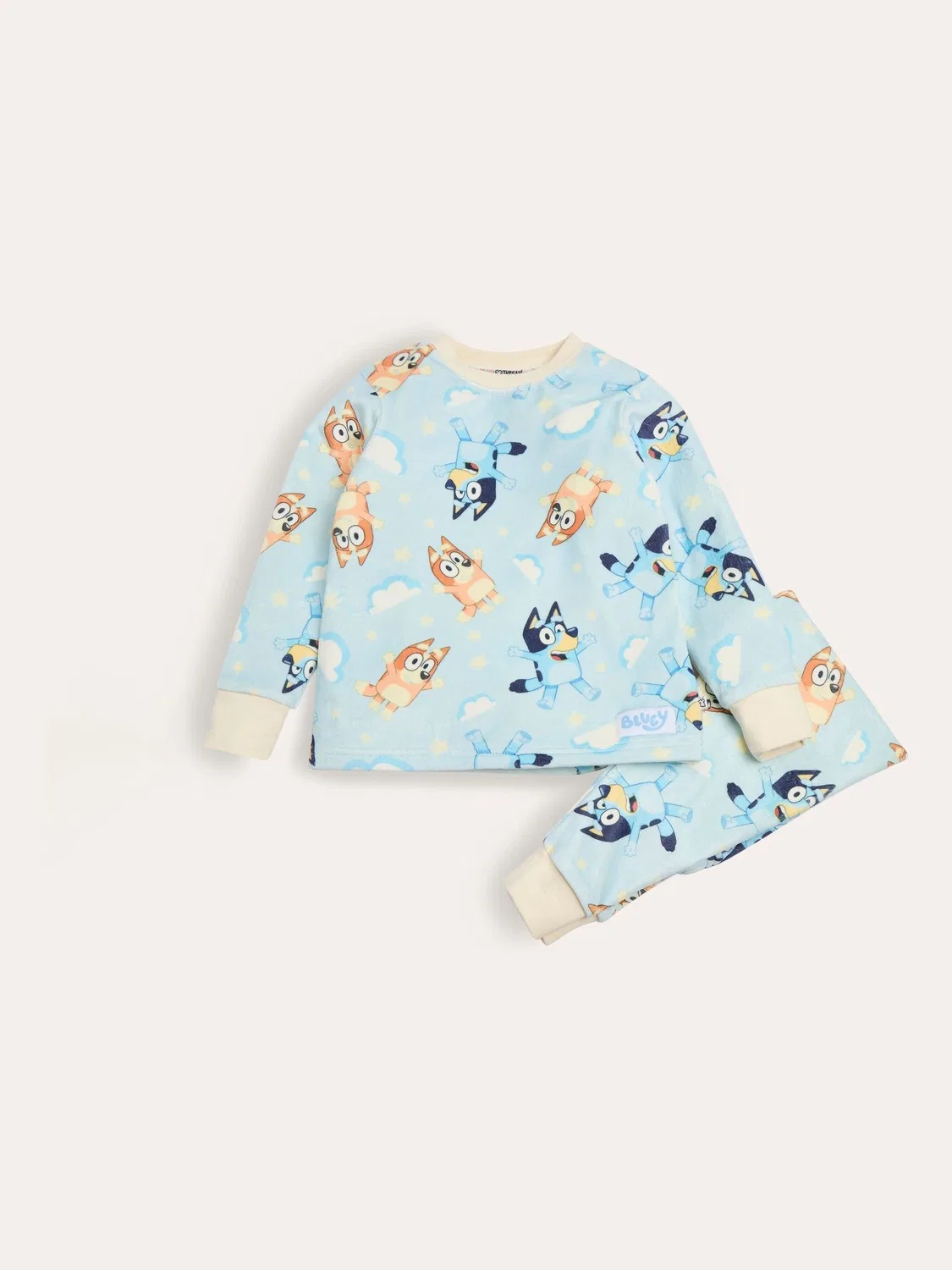 Пижама Bluey Divine Fleece Brand Threads, синий — фото 2