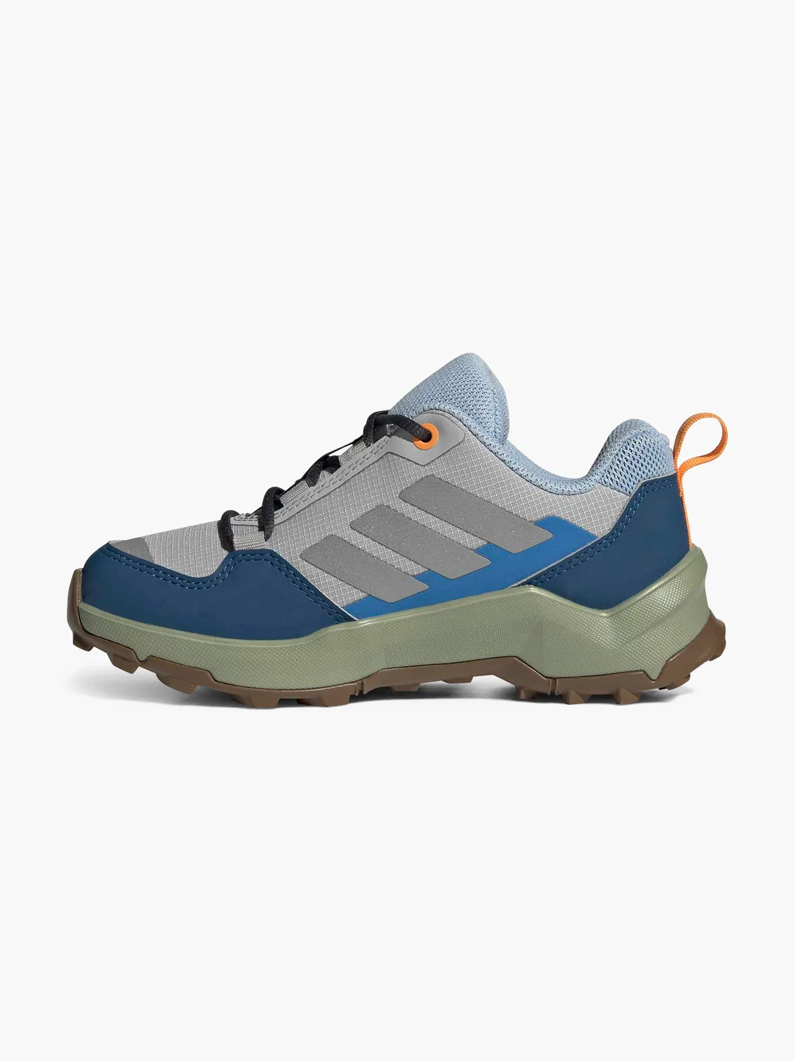 Детские треккинговые кроссовки с шнуровкой Adidas, серый — фото 3