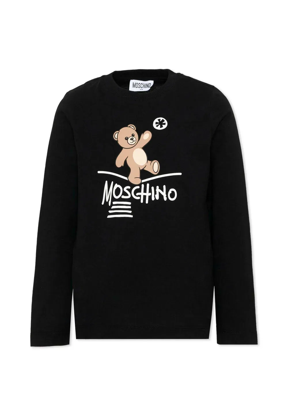 Футболка унисекс с длинными рукавами Moschino, Black