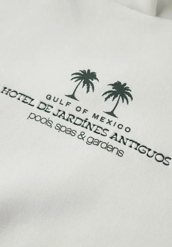 Худи с вышивкой Embroidery detail Name It bright white, белый — фото 4