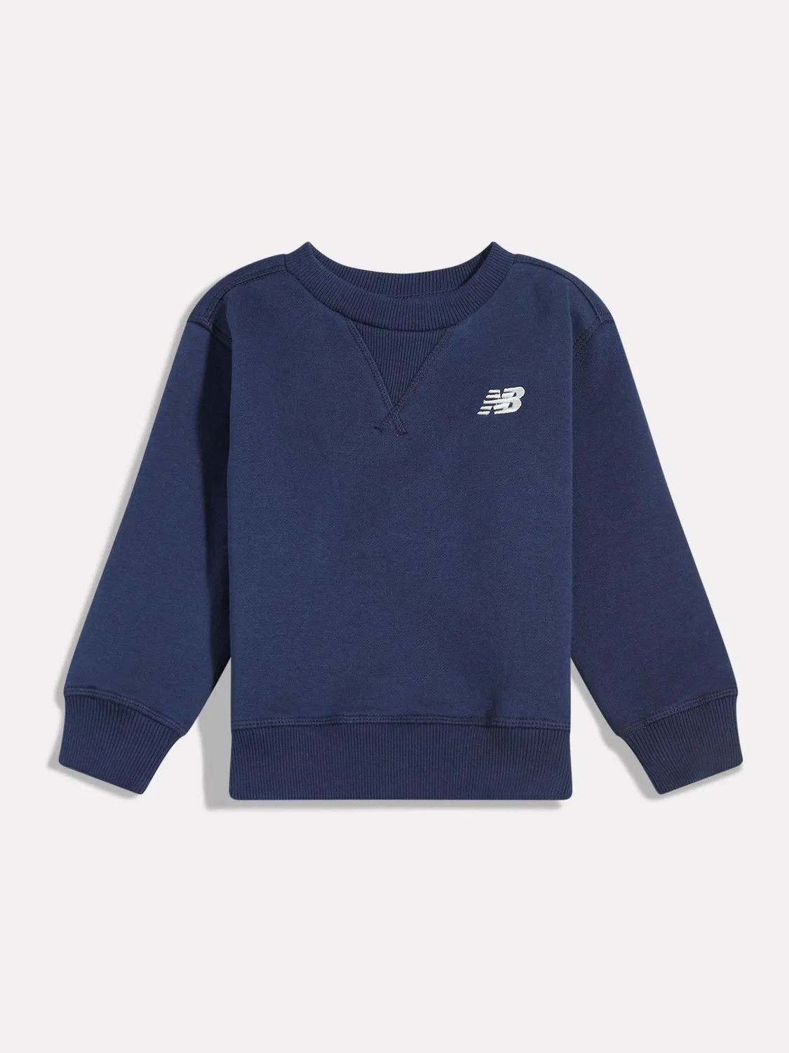 Свитшот с круглым вырезом, с логотипом New Balance, темно-синий