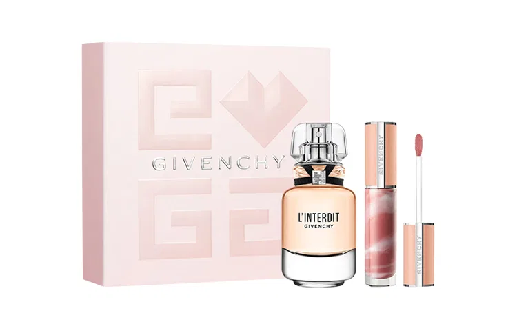 Набор: блеск для губ и парфюм Givenchy, цвет N210, 35 мл — фото 2