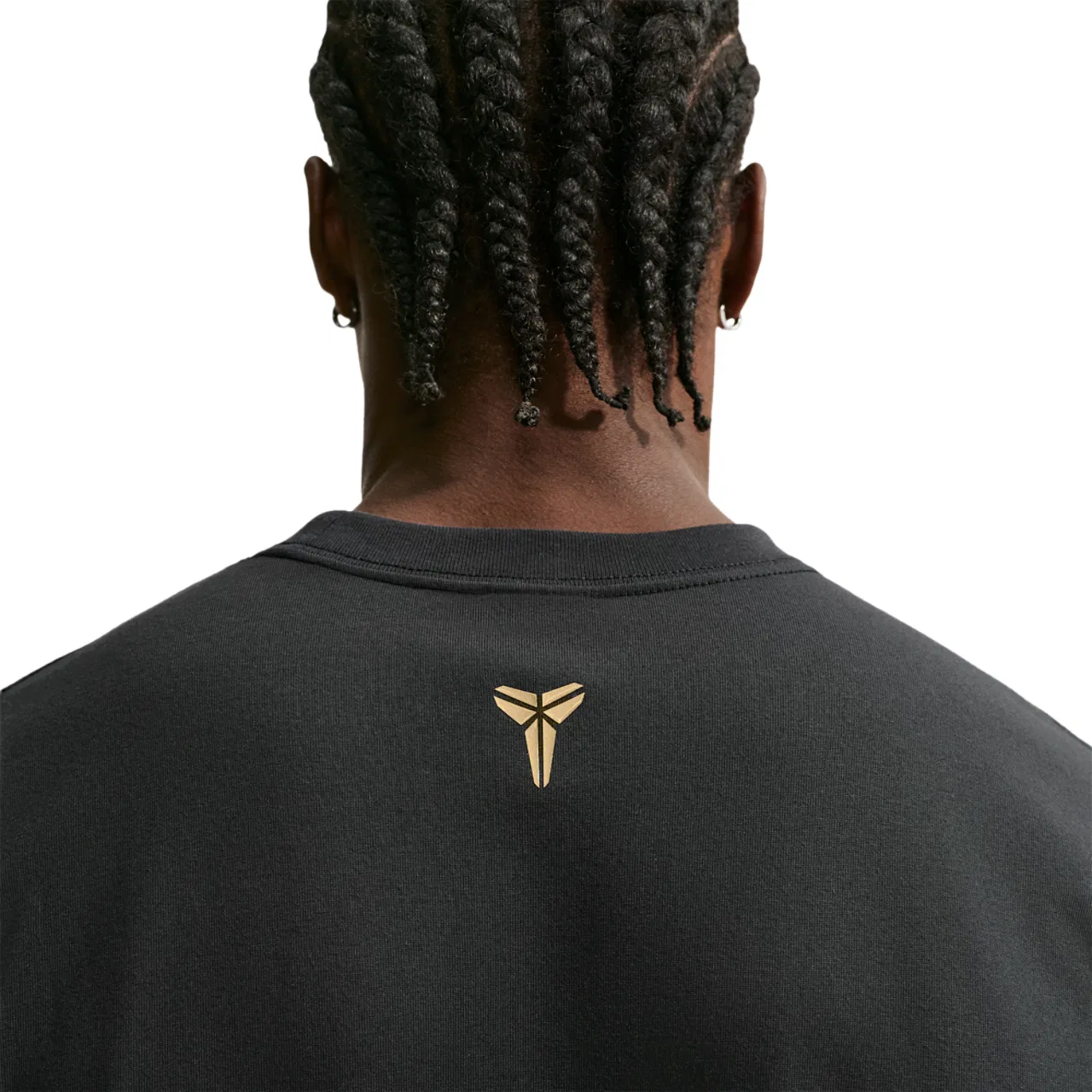 Мужская футболка с принтом M90 Dri-Fit Nike, Black/Gold — фото 2