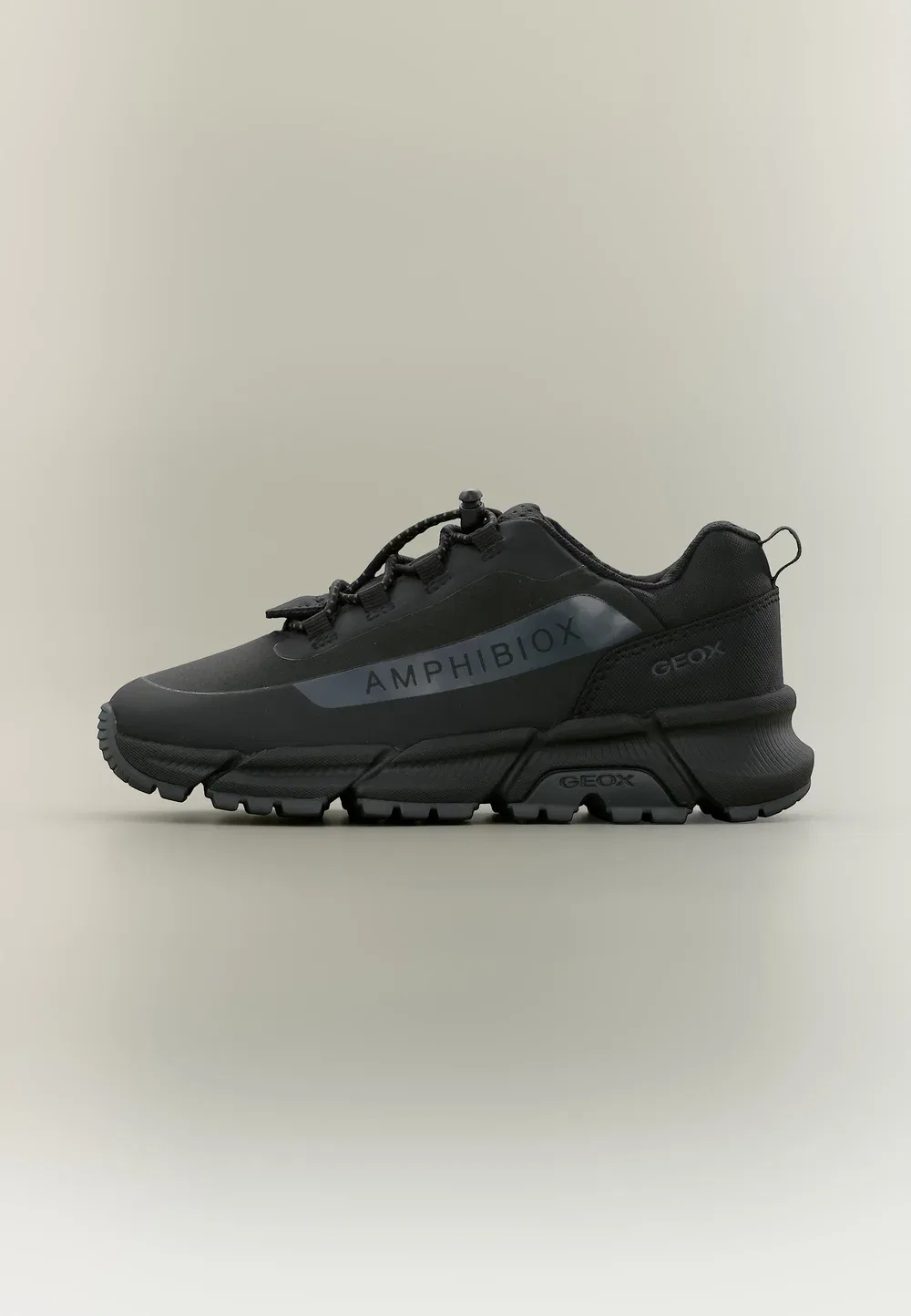 Кроссовки Flexyper plus для мальчиков Geox, Black/Dark Grey